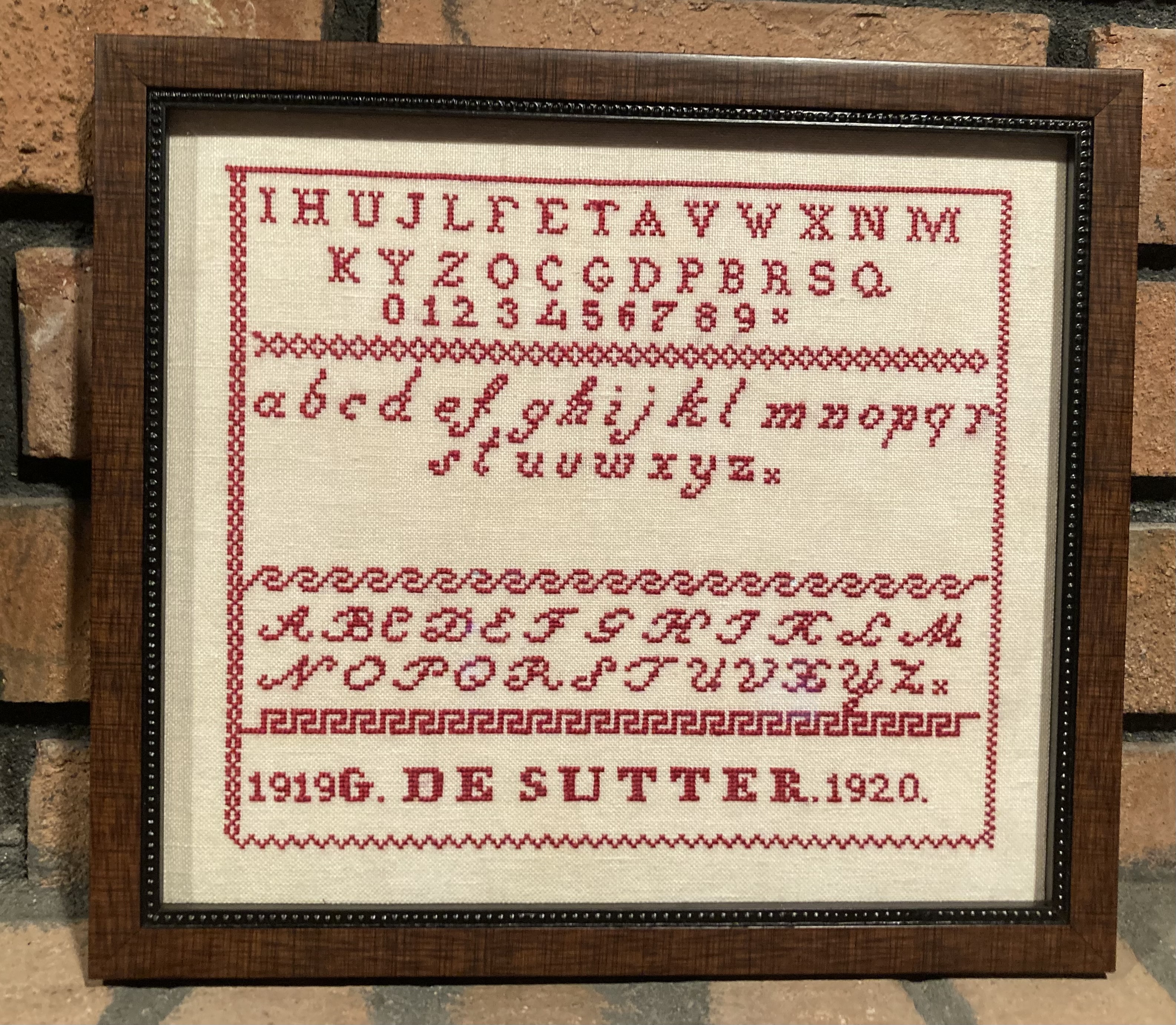 1919 G. DeSutter 1920